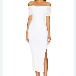 SNDYS Madrid Maxi Dress in White size XXS